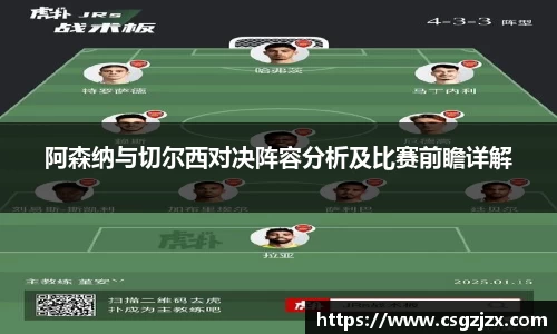阿森纳与切尔西对决阵容分析及比赛前瞻详解